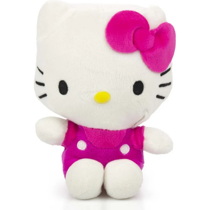 Tinisu Plüschfigur Hello Kitty Stofftier - 18 cm Kuscheltier Kinder weiches Plüschtier