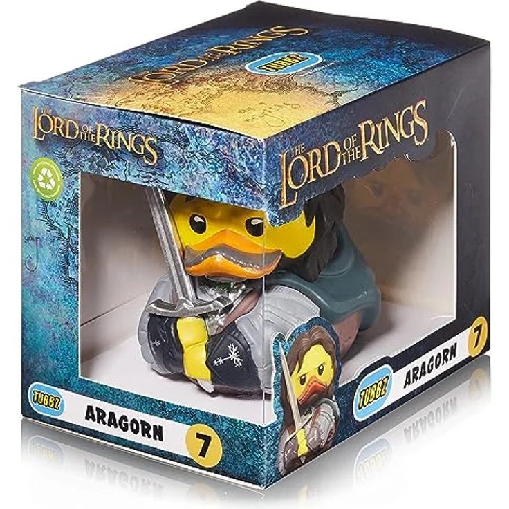 TUBBZ Box-Ausgabe Aragorn, Sammler-Vinyl-Gummiente Figur, 9 cm groß, Offizielles Der Herr der Ringe Merchandise – Bild 2
