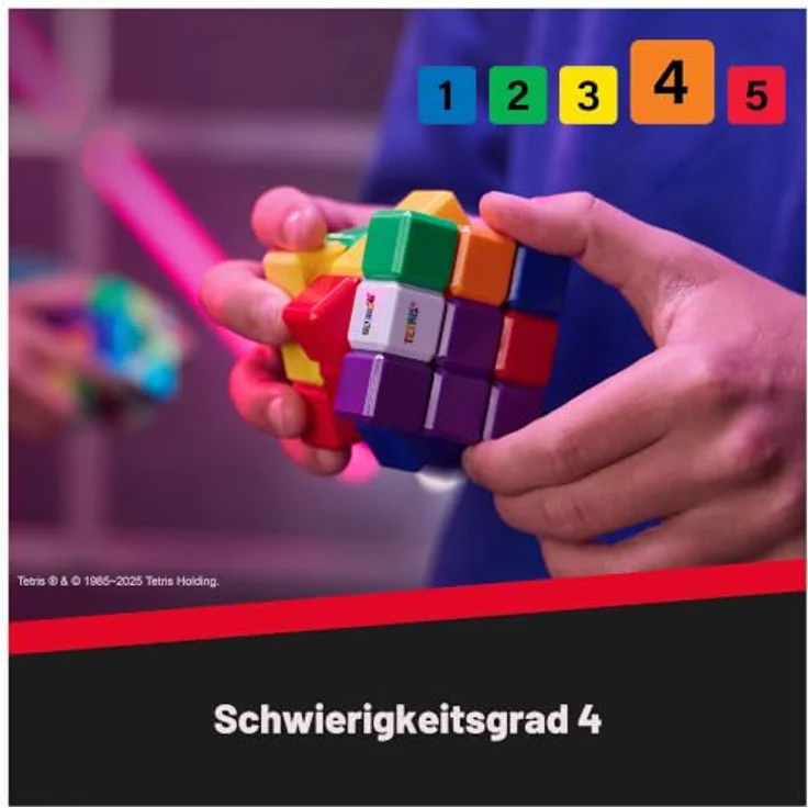 Rubiks Tetris Cube, Gehirntraining-Würfel mit 6 Tetrimino-Formen, Schwierigkeitsgrad 4 – Bild 6