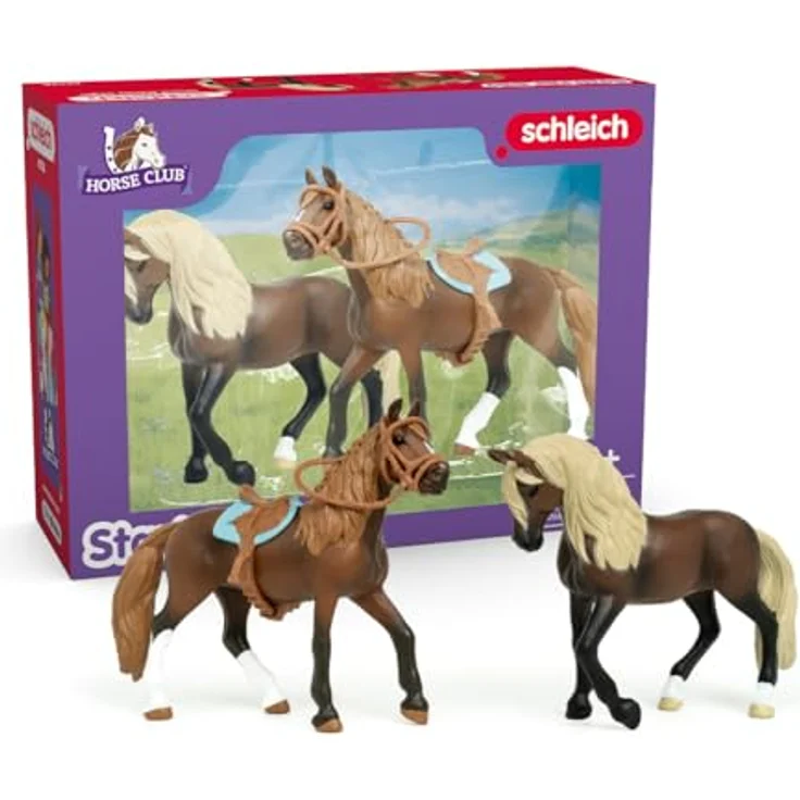 Schleich HORSE CLUB - Paso Peruano Starter-Set, inklusive Paso Peruano Hengst und Stute, geeignet für Kinder ab 3 Jahren – Bild 1