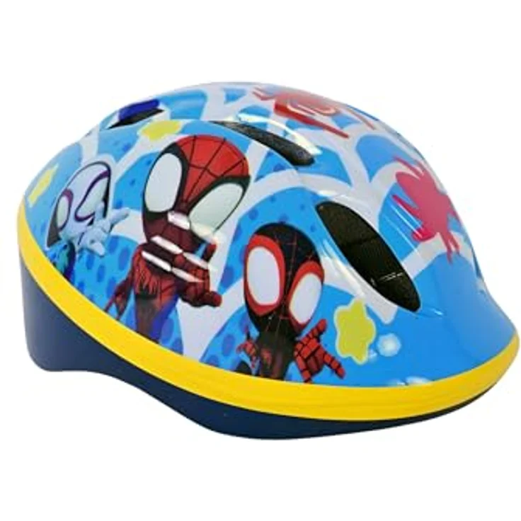 Fahrradhelm Kinder | Kinderhelm 3 Jahre | Spiderman | Gr. 52-56 | 220g Leicht | EPS Schaum | Klickverschluß & Belüftungsöffnungen | Sicher & Stylisch | TÜV/GS & CE EN 1078 geprüft – Bild 1