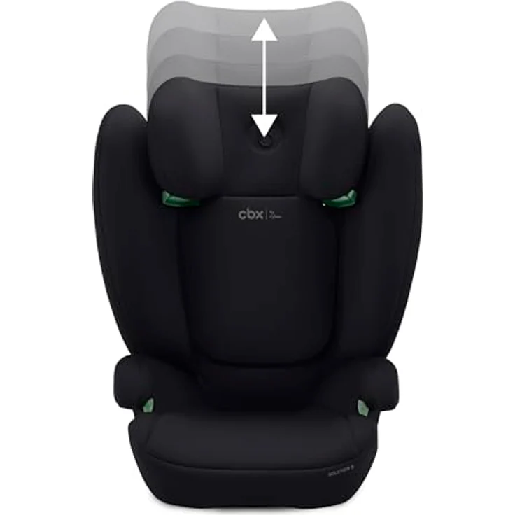 Cybex Solution B I-Fix, Kindersitz mit Isofix und 12-fach höhenverstellbarer Kopfstütze, grau – Bild 4