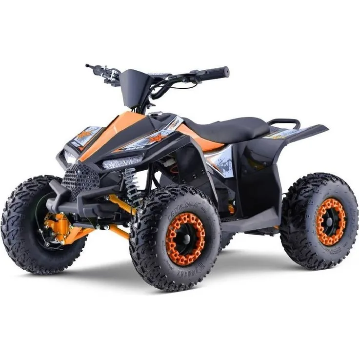 Business Navigator Kinder Elektroquad 36V, orange, 1060W Motor, bis 35 km/h, für 6-12 Jahre, komplett montiert