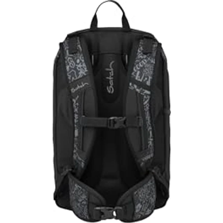 Satch air Schulranzen, gepolstert mit 26L Stauraum, Laptopfach, standfest, Street Ink - Grau – Bild 4