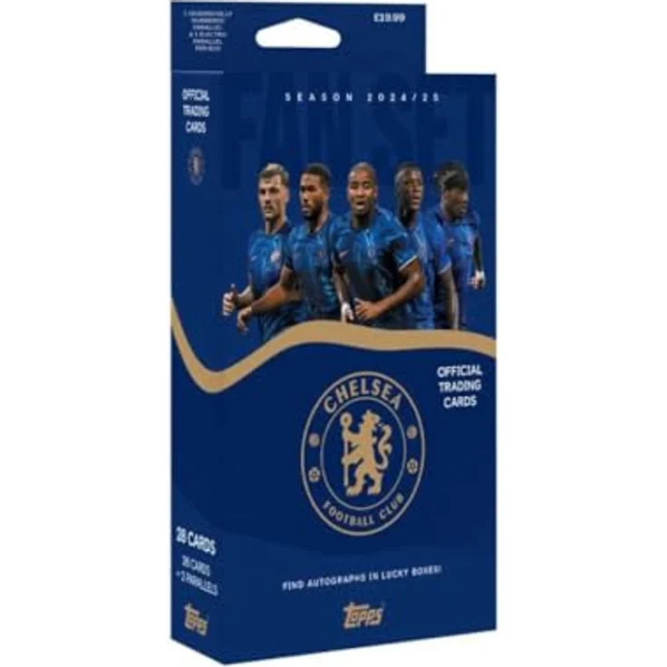 Topps FS2425-03 Sammelkarten Fußball, Multicolor, Standard Size - Exklusive Fans der Saison 2024/2025, 28 einzigartige Karten pro Karton – Bild 1