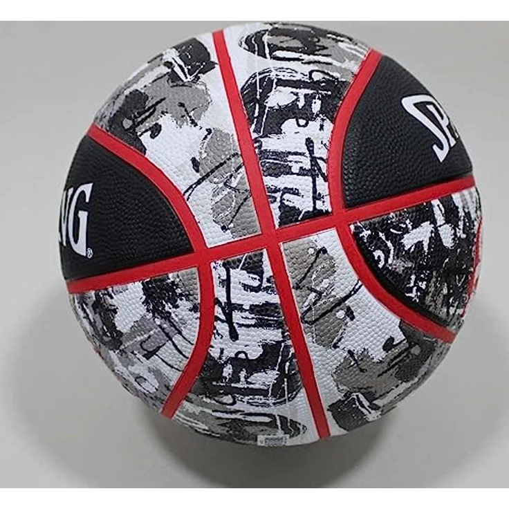 Spalding Graffiti Ball 84378Z, Unisex basketballs, Black, 7 EU, Gum – Bild 5