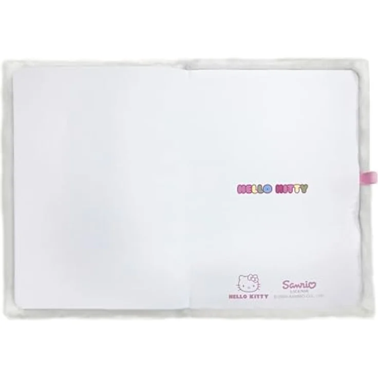 Hello Kitty Plüsch Notizbuch Set, Kreativset mit radierbarem Gelstift für Schule und Büro – Bild 4
