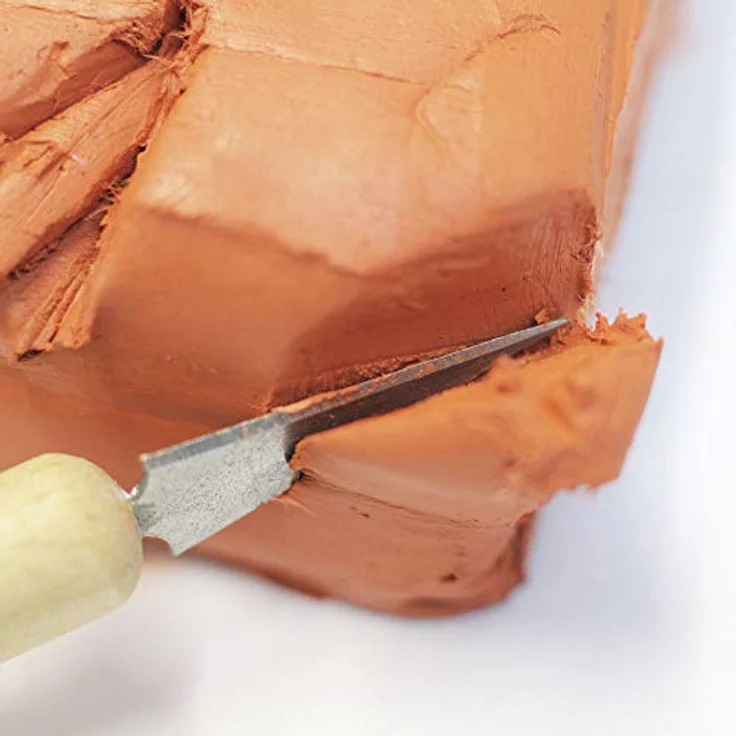 Mont Marte Lufthärtende Modelliermasse Terra 500g - Kein Brennen erforderlich, Trocknet in 24 Std. - Ideal zum Formen, Schleifen, Bohren & Bemalen – Bild 5