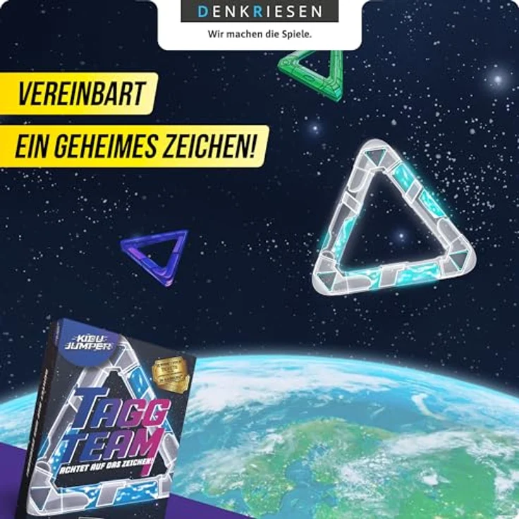 D&R Denkriesen KIBU JUMPER® - Tagg Team - Kartenspiel mit zeitlichem Fokus (nicht für Kinder unter 3 Jahren geeignet) – Bild 2