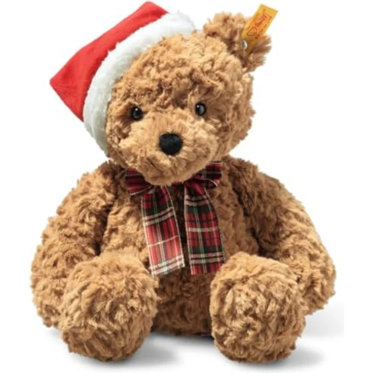Steiff 113239 Soft Cuddly Friends Jimmy Teddybär – Christmas 30cm, braun Christmas – Bild 1