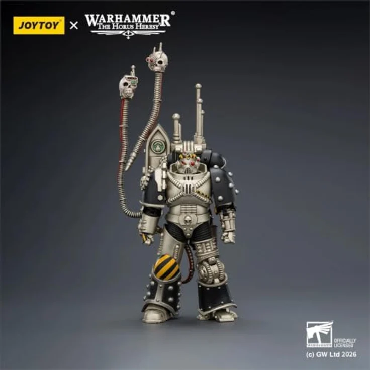 Joy Toy Warhammer The Horus Heresy Iron Warriors Legion Praevian, 12 cm Actionfigur mit Boltpistole, detailreich und voll beweglich – Bild 6