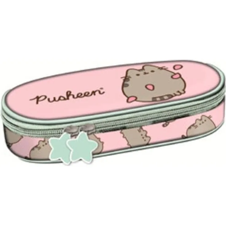 Goldkids Schlampermäppchen Pusheen Motiv, 1-Fach Federtasche mit Reißverschluss, robust und langlebig, Maße 23 × 10 × 6,5 cm, ohne Inhalt