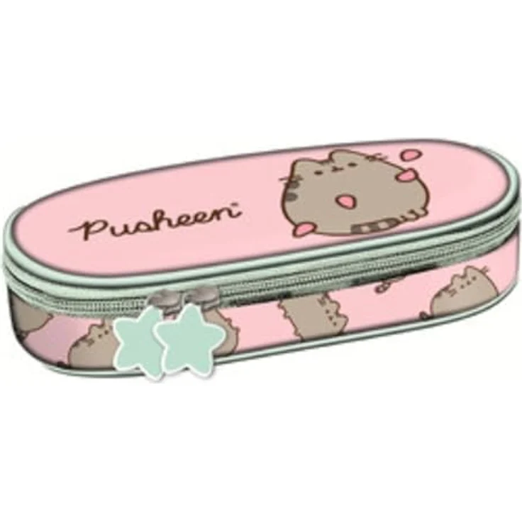 Goldkids Schlampermäppchen Pusheen Motiv, 1-Fach Federtasche mit Reißverschluss, robust und langlebig, Maße 23 × 10 × 6,5 cm, ohne Inhalt