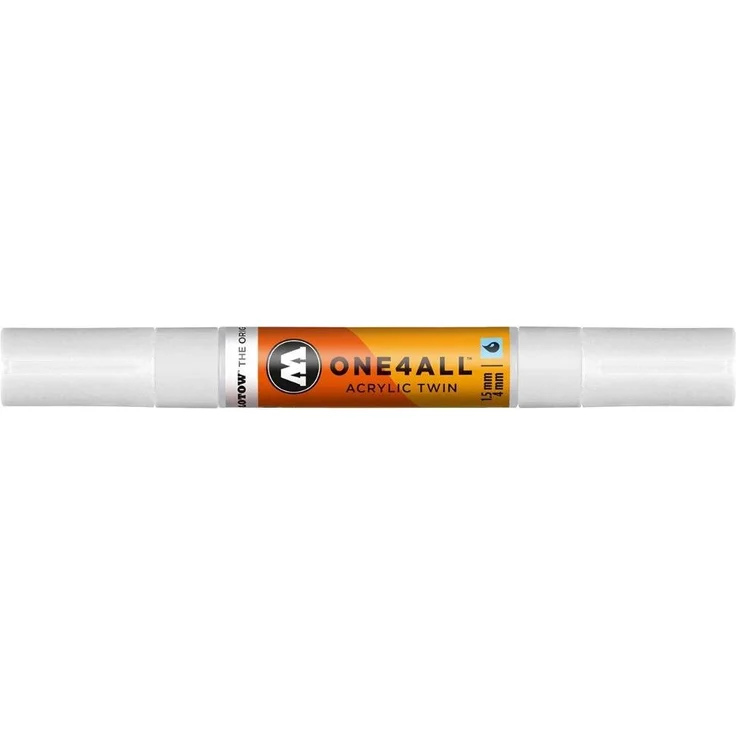MOLOTOW Permanentmarker 'One4All Acryl Twin', Doppelter Strich für flexibles Arbeiten – Bild 1