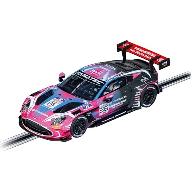 Carrera D132 Aston Martin Vantage, No.36, 1:32 Modell für Autorennbahnen, detailgetreu und robust in attraktiver Fenster-Box-Präsentation – Bild 2