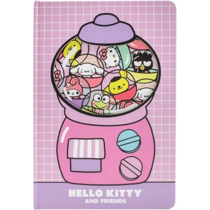 BlueSkyStudios Sanrio Notizbuch Hello Kitty A5, farbiges Sammelnotizbuch mit hochwertigem Design – Bild 1