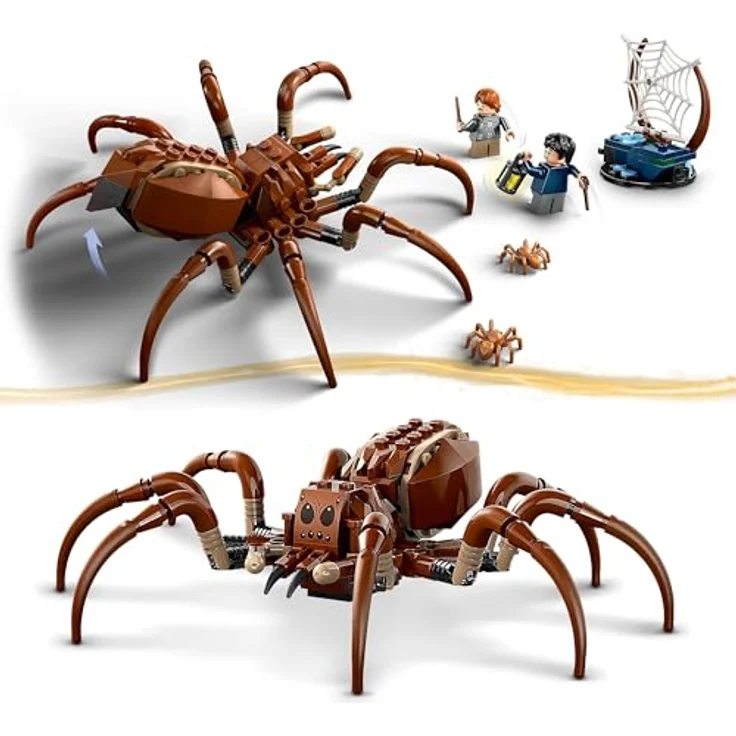 LEGO Harry Potter Aragog im Verbotenen Wald, Fantasy-Spielset mit Spinnen-Figur, Fabelwesen, 2 Minifiguren, magisches Geschenk für Jungen, Mädchen und Fans ab 7 Jahren 76434 – Bild 3