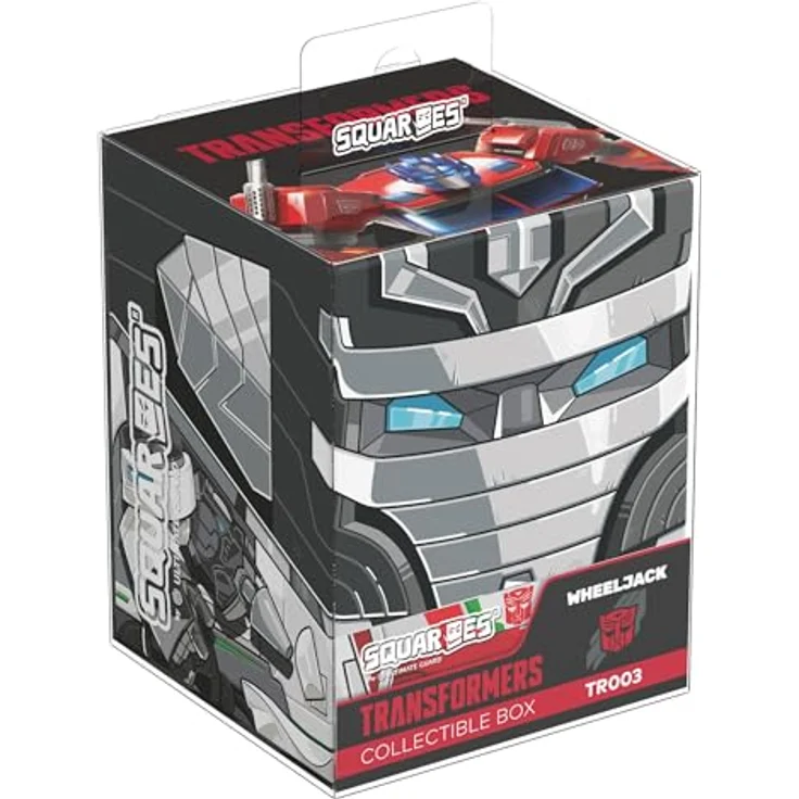 Squaroes Squaroe Transformers TR003 Wheeljack, Deckbox für bis zu 100 doppelt gesleevte Karten, nachhaltig hergestellt mit attraktivem Design – Bild 9