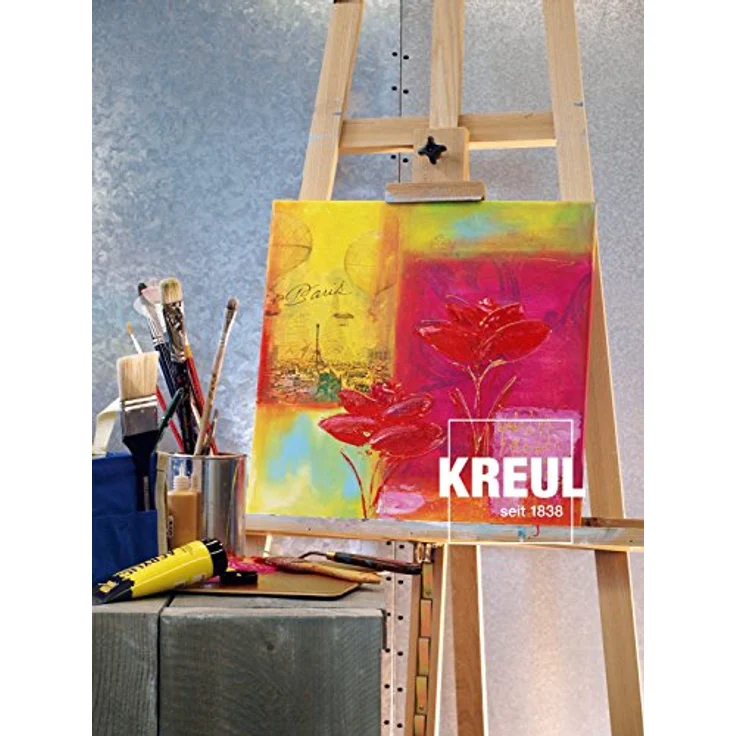KREUL Solo Goya Acrylic Set, 10 Farben je 100 ml, cremige Acrylfarbe in Studienqualität, wasserbasis, schnell trocknend, gut deckend, wasserfest – Bild 3