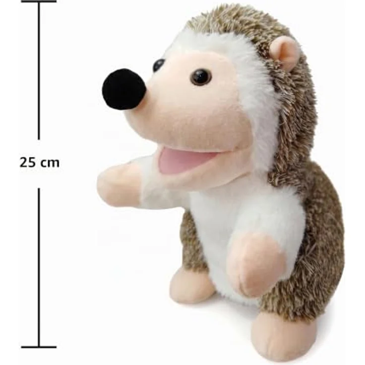 LOMTRATS Tierhandpuppen Set 2026, Wolf, Tiger, Löwe und Affe, ca. 25 cm, bewegliche Münder, ideal für Geschichtenerzählen und fantasievolles Spielen, Plüschmaterial – Bild 5