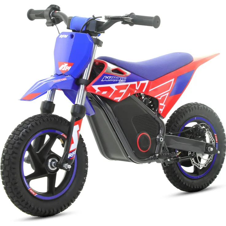 VANKEL Elektro-Kindermotorrad SX-E250, 250W E-Motorrad für Kinder 3-6 Jahre, 36V Akku, 3 Fahrstufen bis 25 km/h, 13 Nm, mit Federung und 12 Zoll Offroad-Reifen