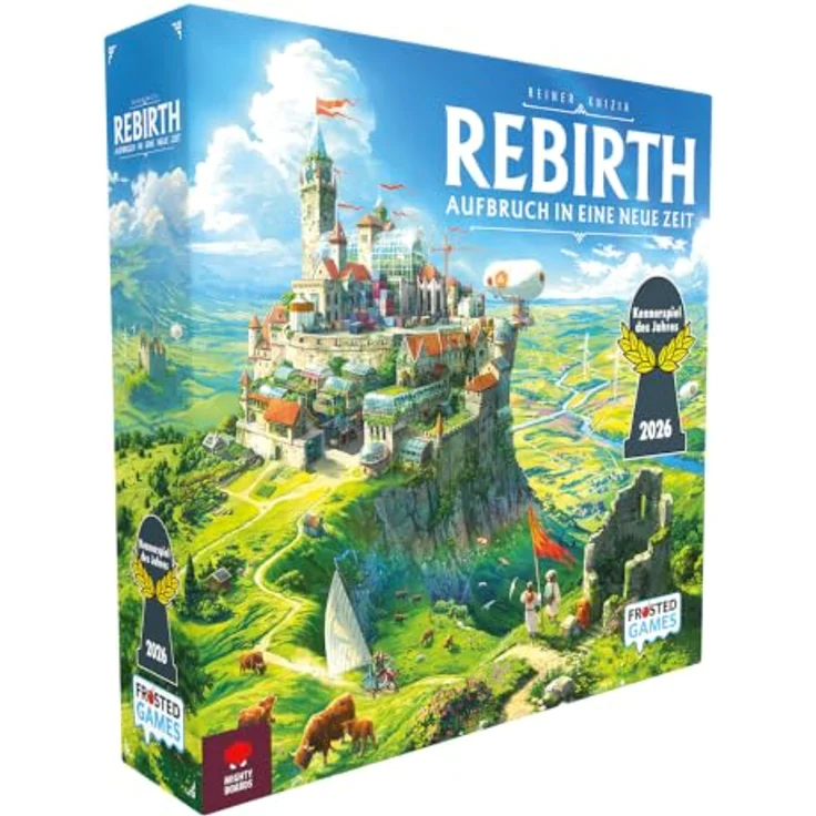 Frosted Games Rebirth - Aufbruch in eine Neue Zeit, Strategisches Kennerspiel für 2-4 Spieler ab 8 Jahren, Taktisches Legespiel mit 15 Minuten Spielzeit pro Spieler – Bild 1