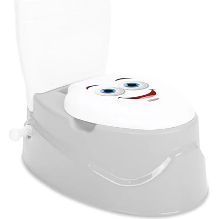 Lemodo Toilettentrainer für Kinder ab 18 Monate, Kindertoilette mit Musik, Töpfchen mit herausnehmbarem Einsatz und Toilettenpapierhalter