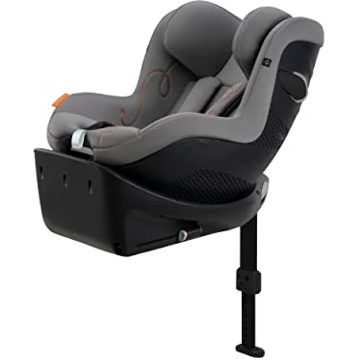 CYBEX Gold Kinder-Autositz Sirona Gi i-Size Comfort inkl. Base, Ab ca. 3 Monaten bis 4 Jahre (Ab Geburt mit Neugeboreneneinlage), Max. 20 kg, 61 - 105 cm (Ab 40 cm mit Neugeboreneneinlage), Lava Grey – Bild 1