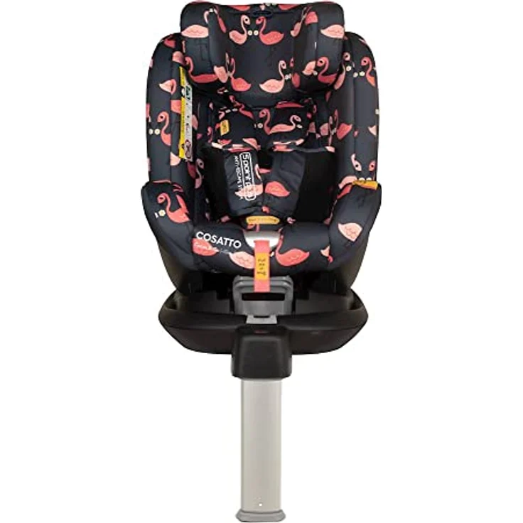 Cosatto Come & Go Rotate Kindersitz – 0-4 Jahre, Gruppe 0+/1, i-Size, ISOFIX, Seitenaufprallschutz, Anti Escape, Erweiterter Reboarder (Pretty Flamingo) – Bild 5