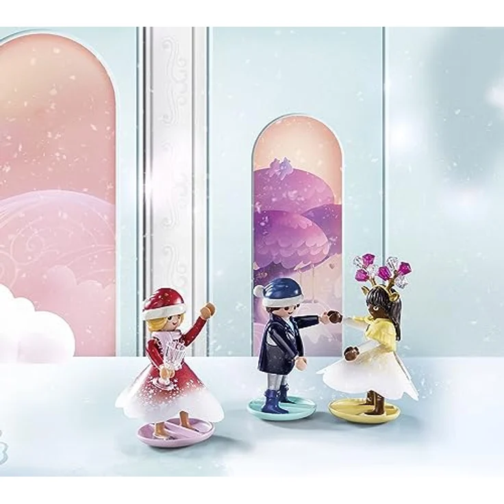 PLAYMOBIL Adventskalender 71348 Weihnachtsfest unter dem Regenbogen, Weihnachtsfest mit den Regenbogenprinzessinnen, Adventszeit voller Überraschungen, Spielzeug für Kinder ab 4 Jahren – Bild 5