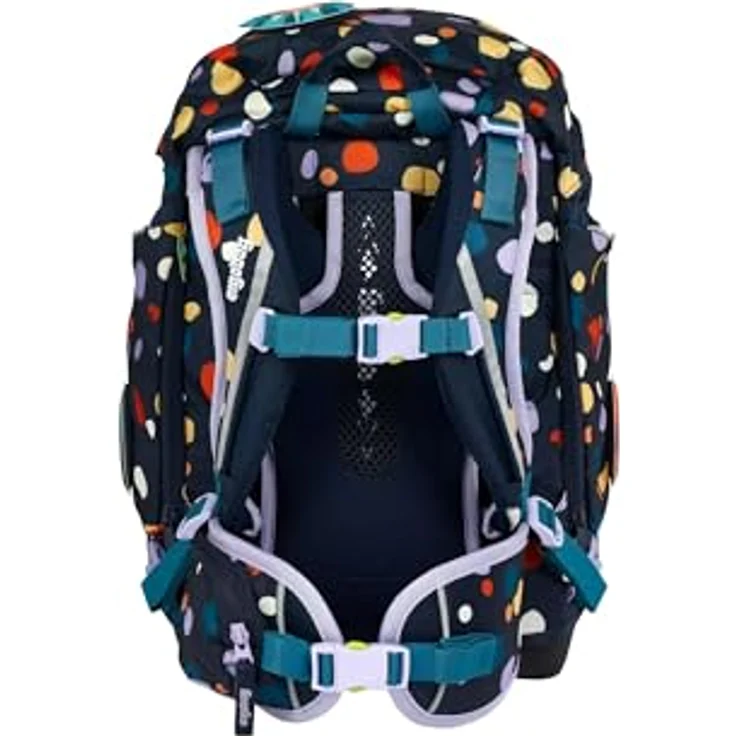 ergobag Schulranzen pack Set (6-tlg.), ergonomischer Schulrucksack mit Your-Size-System und individuellen Kletties aus recycelten PET-Flaschen – Bild 5