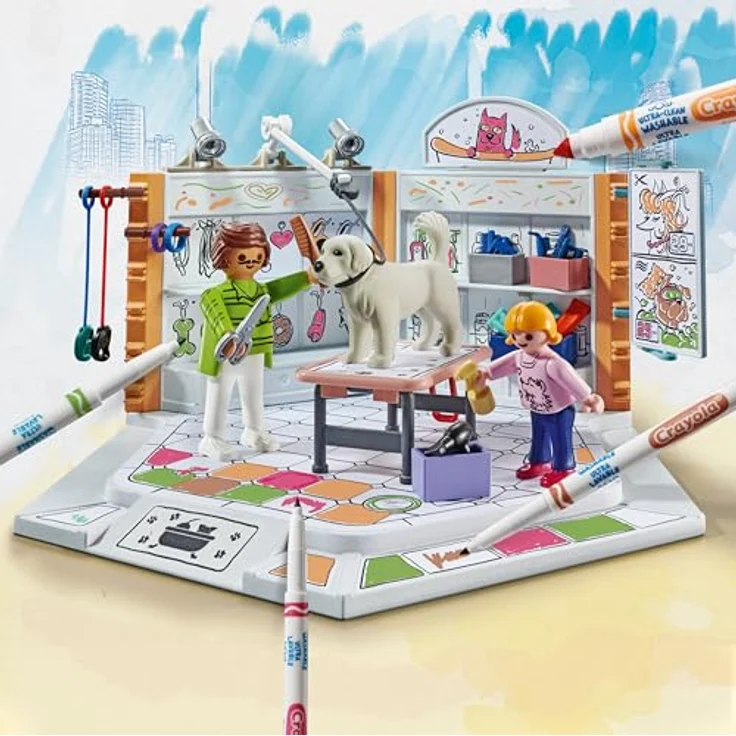 Playmobil® Hundesalon (71514), Color Konstruktions-Spielset, (61 St), Made in Europe – Bild 3