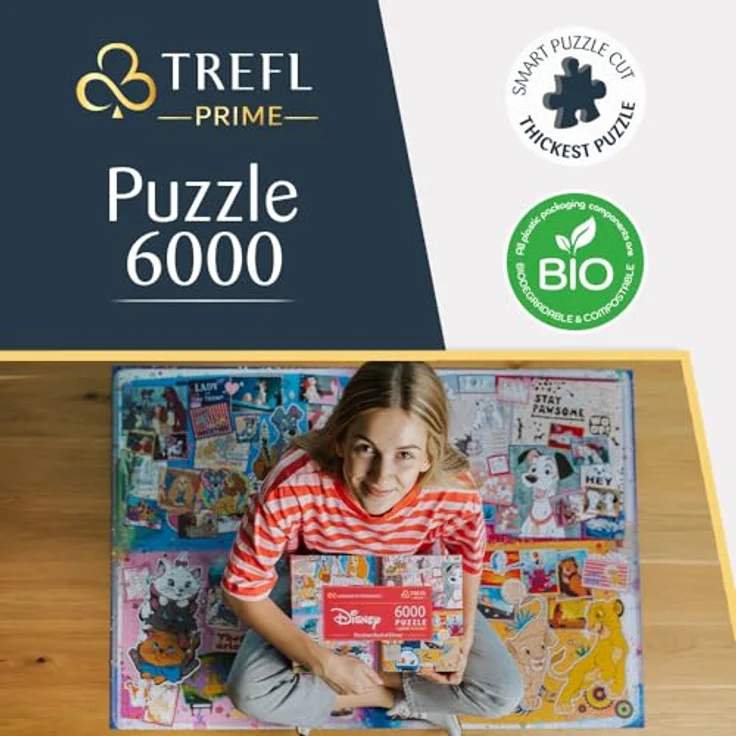 Trefl Prime Puzzle UFT: Disney, The Great Book of Disney, 6000 Elemente, Großes Spiel mit Dicken Karton, geeignet für Erwachsene und Kinder ab 12 Jahren – Bild 5