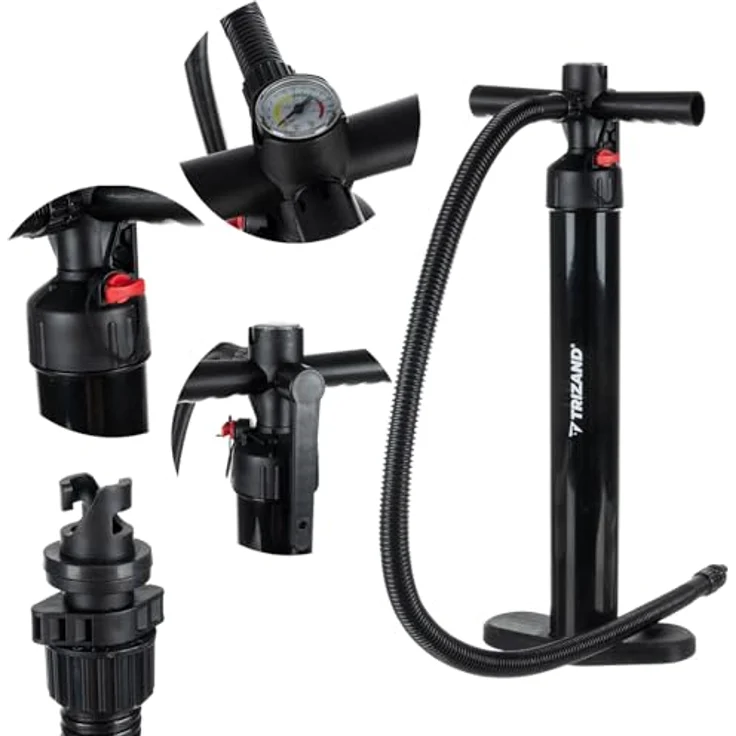 TRIZAND SUP Board 335 cm, Komplettset mit Sitz, Paddel, Pumpe & Zubehör – stabiles, aufblasbares SUP für Anfänger & Fortgeschrittene – robustes Multilayer-PVC, Kajak-Umwandlung möglich – Bild 4