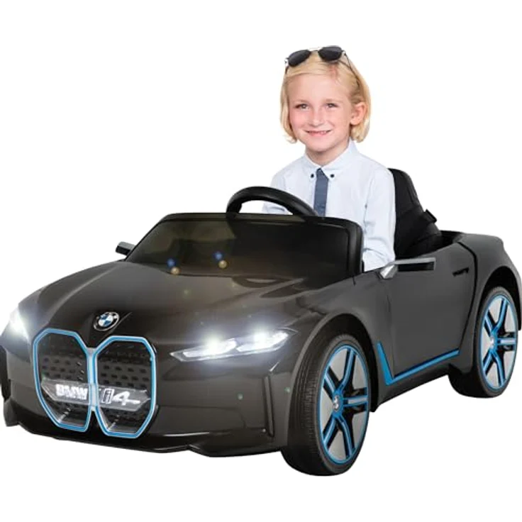Actionbikes Motors Kinder Elektroauto BMW i4 Premium | 2,4 Ghz Fernbedienung - Lizenziert - Kinderauto elektrisch - Elektrofahrzeuge - Spielzeugauto - Elektro Auto für Kinder ab 3 Jahre – Bild 1