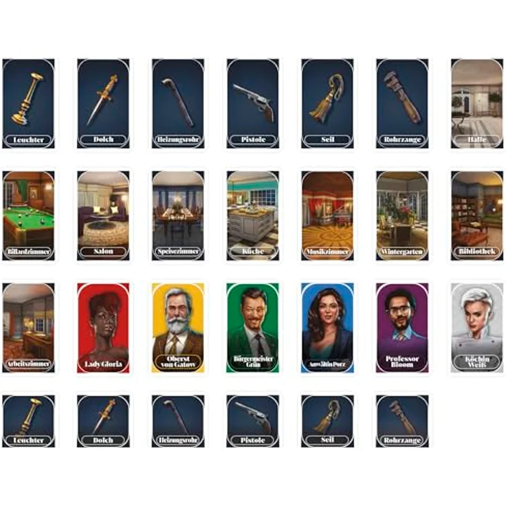 Hasbro Cluedo Kompakt 1, Reise-Brettspiel mit Detektiv-Notizzetteln und platzsparender Aufbewahrung – Bild 4