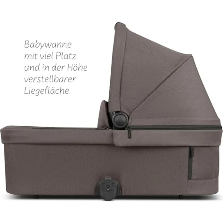 ABC Design Babywanne für City Life - Nature, ergonomischer Schlafkomfort mit CozyCloud® Matratze und UV-Schutz 50+ – Bild 3