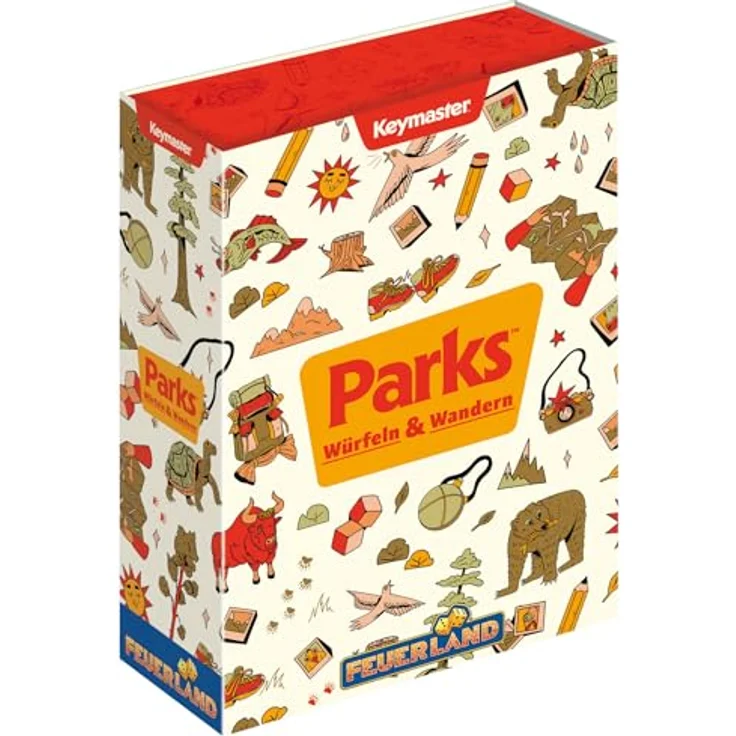 Feuerland Spiele Parks Würfeln & Wandern, Brettspiel für 1-4 Personen, eigenständiges Spiel aus der Parks-Serie – Bild 1