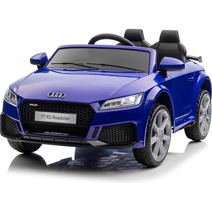 FCH Kinder Elektro Auto Audi TT RS Roadster mit Fernbedienung Usb und Mp3 Anschluss 12V 7A.H Blau
