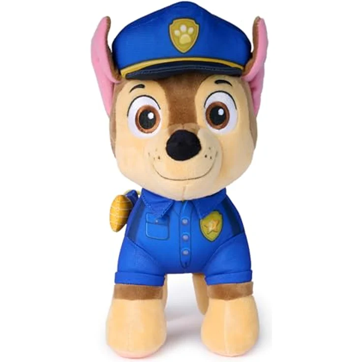 Spin Master GPW Paw Search & Rescue Chase Plüsch, 25 cm großer Kuscheltier mit Polizeiuniform und Soft-Flashlight – Bild 2