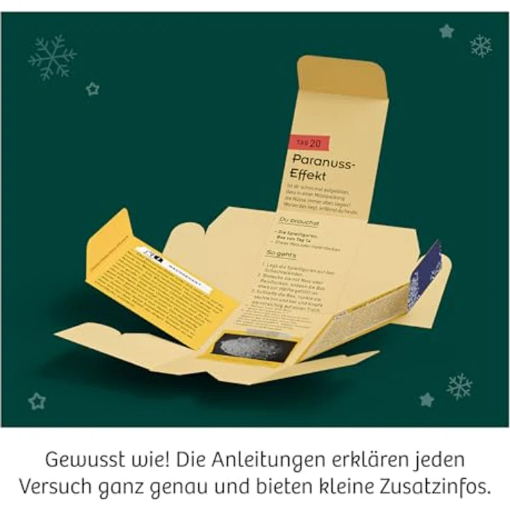 Kosmos Spielzeug-Adventskalender Experimente - 2024 - Preisvergleich – Bild 4