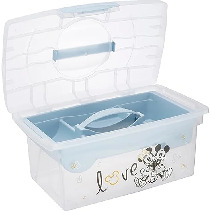 keeeper Mickey Traveller, Organizer-Aufbewahrungsbox mit Deckel, Patryk, Cloudy Blue (Blau) – Bild 3