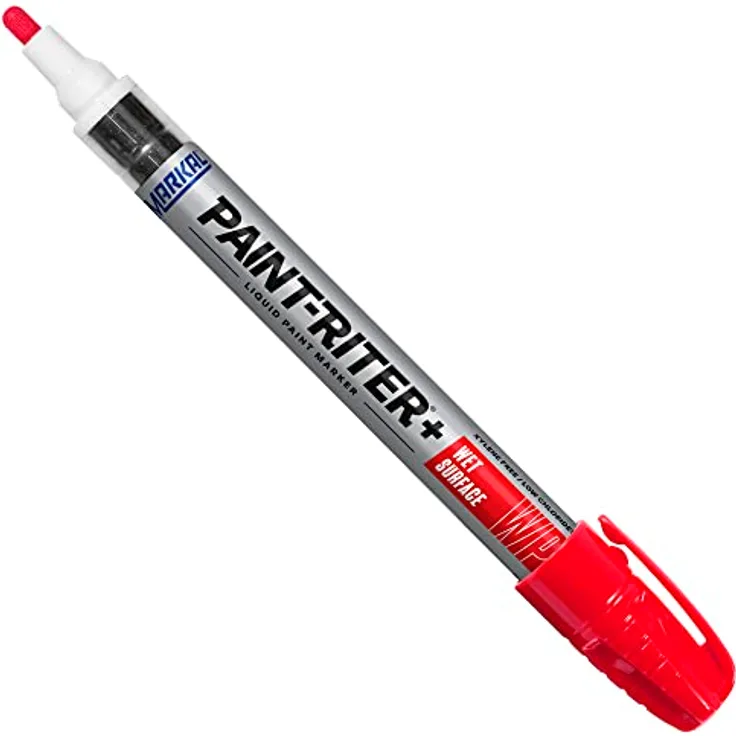MARKAL PRO-LINE® WP Lackmarker 96932, xylolfrei, schnell trocknend, für nasse Oberflächen, Metallgehäuse, hohe Sichtbarkeit