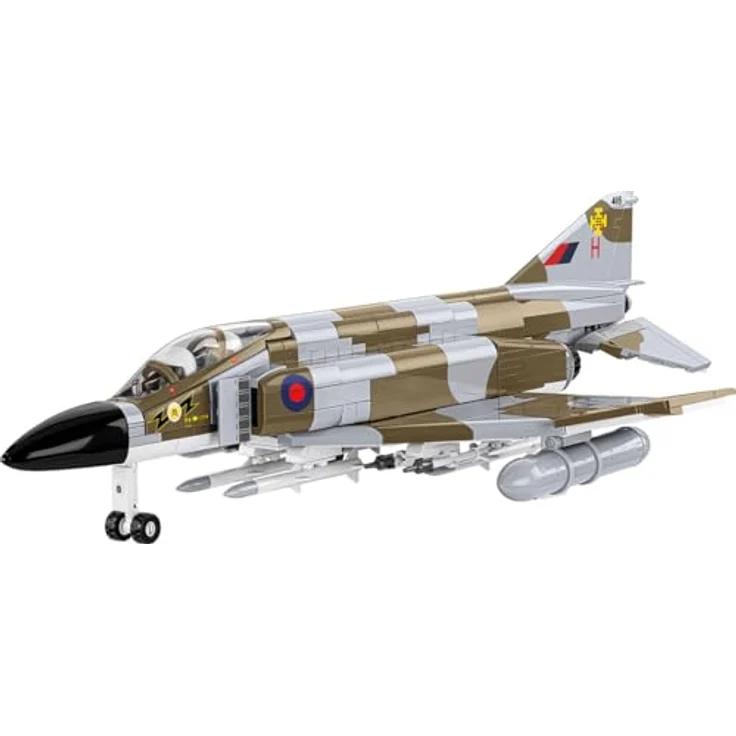 Cobi F-4M Phantom II, Klemmbausteinmodell mit 728 Teilen, britische Version der legendären RAF-Abfangjäger – Bild 9