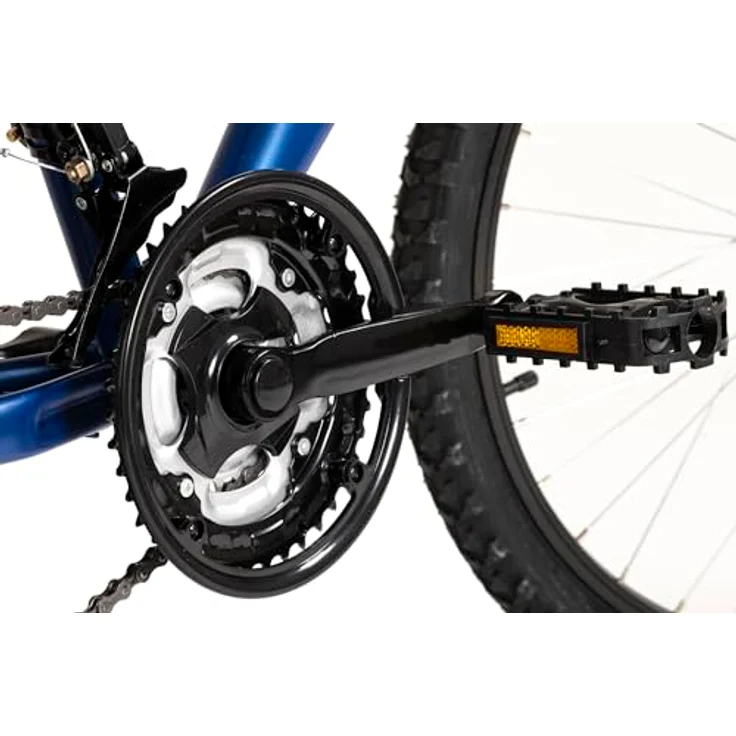 WYLD Kinder-Mountainbike Fully 24'' Zodiac schwarz-grün 6 Gänge RH 38 cm (Blau) – Bild 5