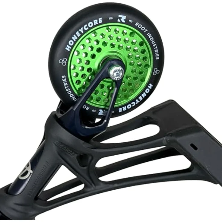 Root Industries Honeycore Stunt-Scooter Rolle 110mm Grün/PU Schwarz, Leichtgewichtige Wabenstruktur – Bild 3
