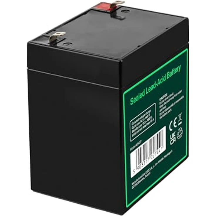 Green Cell® AGM 12V 5Ah VRLA Blei-Batterie, zyklenfester Ersatzakku für Elektro Spielzeug, Notstrom und Kinderfahrzeuge – Bild 4