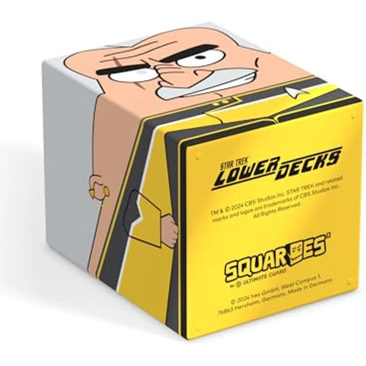 Squaroes Squaroe Star Trek: Lower Decks™ ST008 Shaxs, Sammelbox für TCG-Decks und Tabletop-Zubehör, aus 78% erneuerbaren Rohstoffen, Platz für bis zu 100 Karten – Bild 6