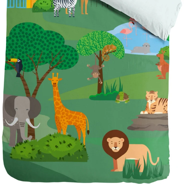Zoo Bettwäsche Digitaldruck ESPiCO Sleep and Dream 135 x 200 + 80 x 80 cm – Bild 3