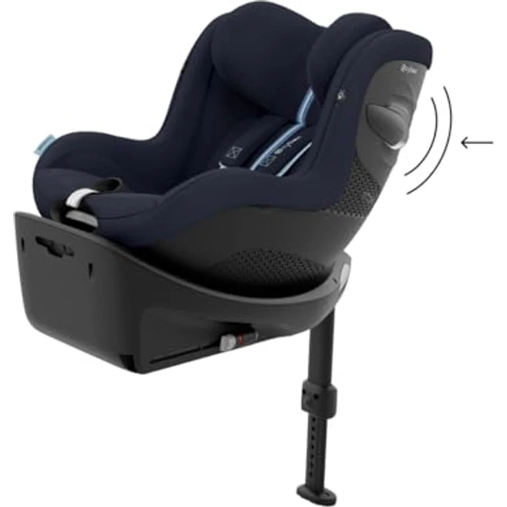 Cybex Sirona G i-Size Plus, Reboard Kindersitz mit 360°-Drehmechanismus, Ocean Blue – Bild 8
